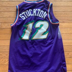 John Stockton Purple Utah Jazz Hardwood Classic